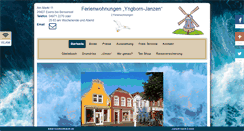 Desktop Screenshot of ferienwohnungen-in-esens.de